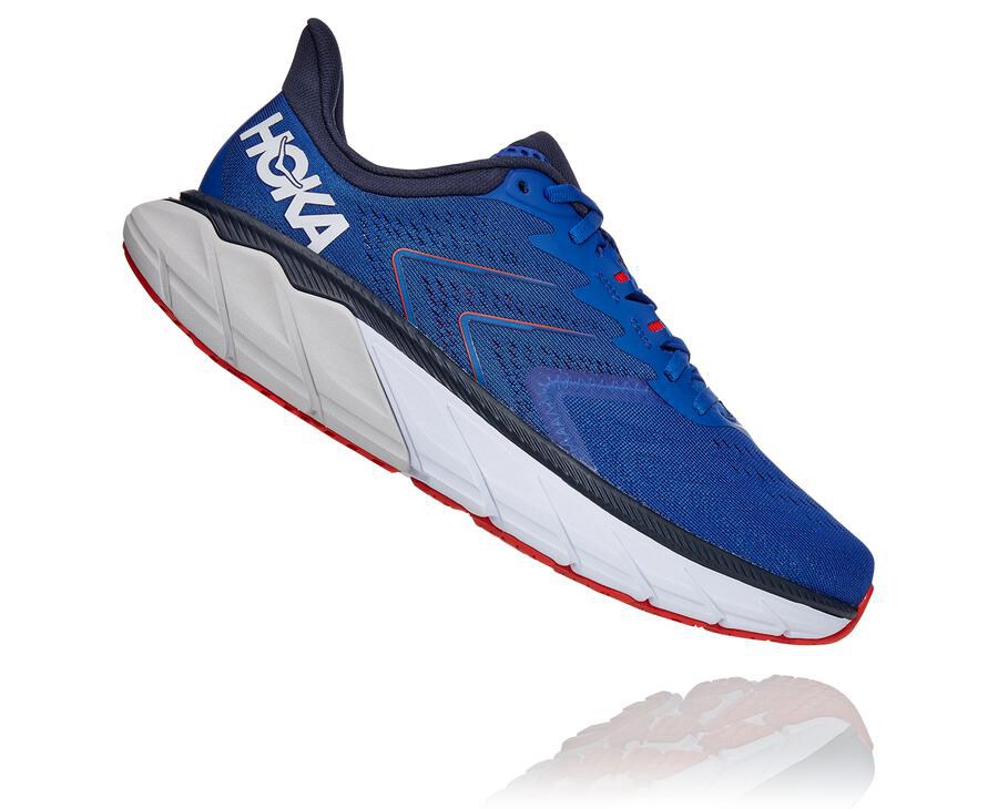 Tenis Hoka One One Masculino Azuis - Arahi 5 - 826-MPRQGS